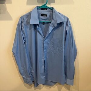 Light Blue Pierre Cardin Dress Shirt Size Large